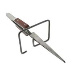 Beadsmith Soldering Tweezer on Stand with Fibre Grip - 16.5cm length