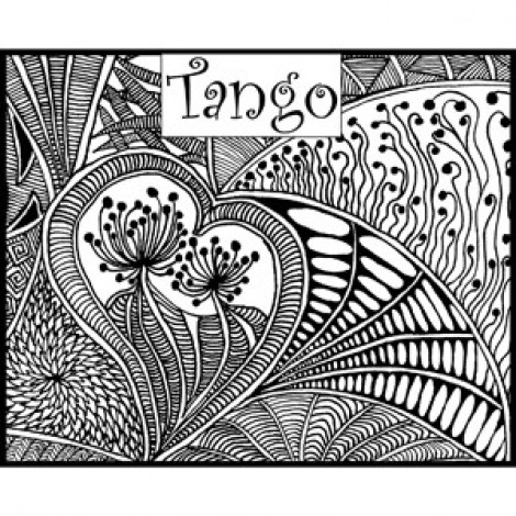 Helen Breil Designs Texture Stamp - Tango