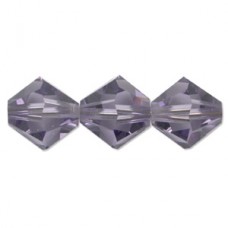 6mm Swarovski Faceted Crystals - Tanzanite - Pack of 10