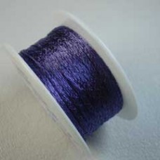 2.5mm Wire Lace Mesh Tubular Ribbon - Tanzanite