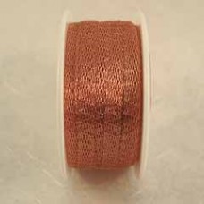 2.5mm Copper Wire Lace Mesh Tubular Ribbon - 1m
