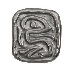 16x14mm Antique Pewter Spanish Timur Shank Button - Each