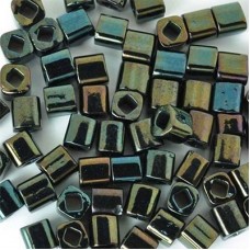 4mm Toho Japanese Cubes - Metallic Iris Green-Brown