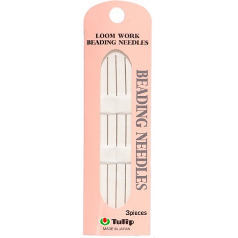 90mm x 0.5mm Tulip Bead Loom Work Needles - Pack of 3 90mm x 0.5mm Tulip Bead Loom Work Needles - Pack of 3