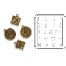 Vintaj Decoetch Die - Handwriting Numbers
