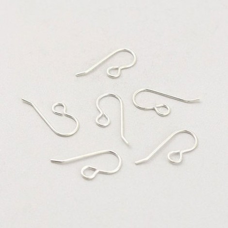 20x10mm Vintaj 21ga 925 Sterling Silver French Earwires - Per Pair 20x10mm Vintaj 21ga 925 Sterling Silver French Earwires - Per Pair