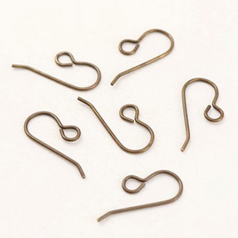 20x10mm Vintaj 21ga Natural Antique Brass Earwires - Pack of 2 Pair 20x10mm Vintaj 21ga Natural Antique Brass Earwires - Pack of 2 Pair