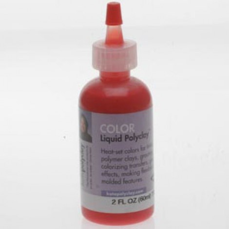 Kato Red Translucent Liquid Polyclay - 2oz