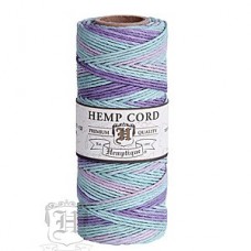 1mm (20lb) Hemptique Hemp Cord - Variegated Pastel