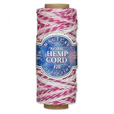 1mm (20lb) Hemptique Hemp Cord - Magical Variegated Fairy - 187ft (57m)