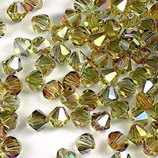 8mm Swarovski Crystal Bicones - Verde - Pack of 2