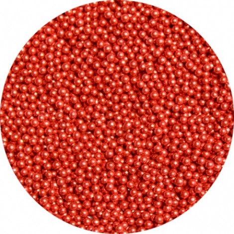 Art Institute Small Size Glass Microbeads  - Vermillion (Red)