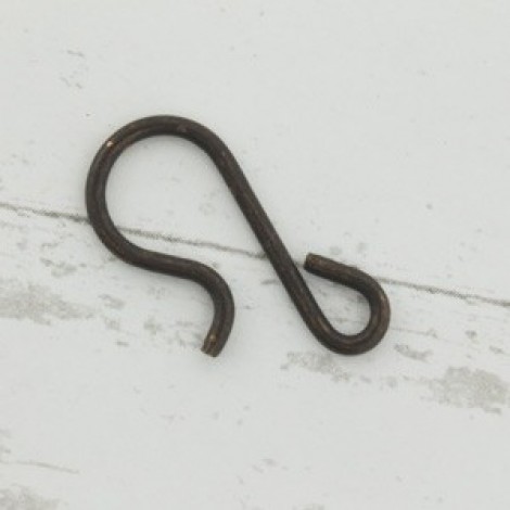 24x11mm Vintaj Natural Brass Hooks - Pack of 2 24x11mm Vintaj Natural Brass Hooks - Pack of 2