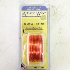 Artistic Wire Dispenser Pak - 18ga - Peach - 4yd