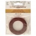 0.7mm Beadsmith Basic Elements Waxed Linen Cord - Brown - 25yd (22.8m)
