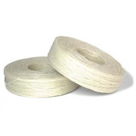 1mm Beadsmith Waxed Linen Cord - Natural - 50yd Spool