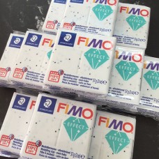 Fimo Soft Effect Polymer Clay - White Granite - 57gm