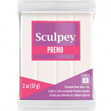 Premo Accents Polymer Clay - 57gm - White Translucent Premo Accents Polymer Clay - 57gm - White Translucent