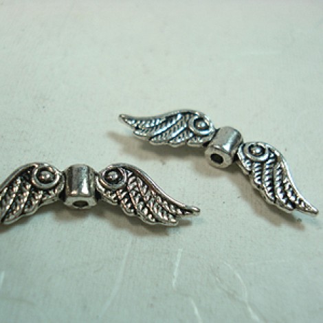 22mm Tibetan Silver Wing Charms