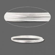 26ga Dead Soft Sterling Silver Round Wire - 5ft
