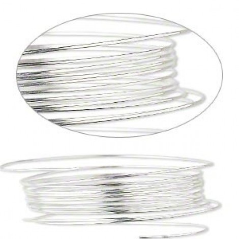 24ga Dead Soft Sterling Silver Round Wire - 5ft (1.52m)