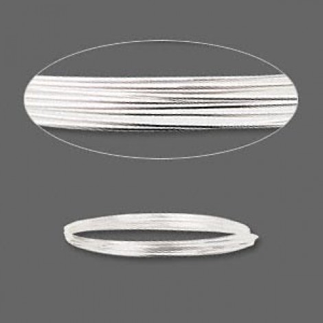 22ga Sterling Silver Dead-Soft Round Wire - 5ft