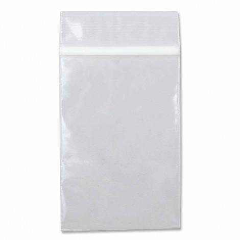 2x3" (50x75mm) Resealable Zip-Lock Plastic Bags - Pack of 100 2x3" (50x75mm) Resealable Zip-Lock Plastic Bags - Pack of 100