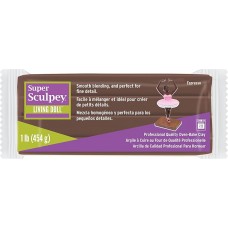 Sculpey Living Doll Clay- Espresso - 454gm (1lb)