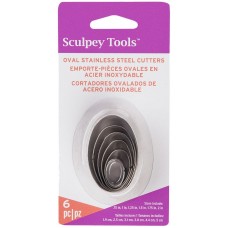 Sculpey Oval Graduated Cutter Set - 6pc