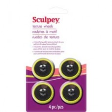 Sculpey Texture Wheel Add On Heads - 4 Pack