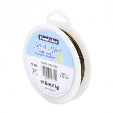 18ga Artistic Wire - Antique Brass - 1/4lb (15.2m)