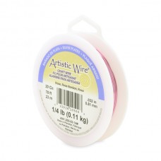 18ga Artistic Wire - Rose (Pink) - 1/4lb (15.2m)