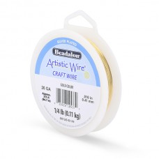 26ga Artistic Craft Wire - Gold Color - 1/4lb (94.7m)
