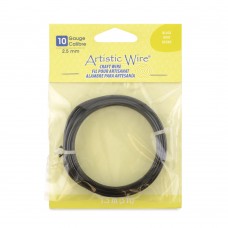 Black Artistic Wire - 10ga - 5ft Coil (1.5m)