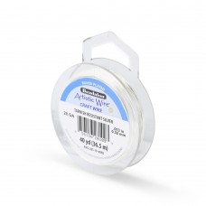 28ga Artistic Craft Wire - Tarnish Resistant Silver - 40yd (36.5m)
