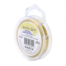 30ga Artistic Craft Wire - Tarnish Resistant Brass - 50yd (45.7m)