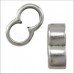 15x2.5mm (ID 5mm x 2) Smooth Double Slider for holding double strand of 4.5-5mm Round Cord
