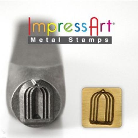 9.5mm ImpressArt Design Stamp - Birdcage
