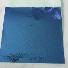 Blue Fine Metallic Foil Leaf Sheets - Pack of 10 x 8x8.5cm sheets