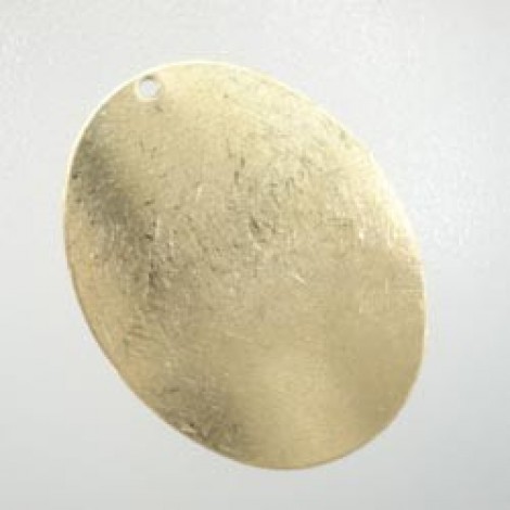 30x23mm 26ga Raw Brass Oval Blanks with Hole - Pack of 10 30x23mm 26ga Raw Brass Oval Blanks with Hole - Pack of 10