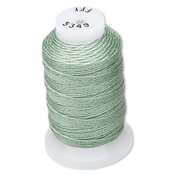 Purely Silk™ 3Ply .42mm FFF Silk Thread Medium Green 84 metre spoo...