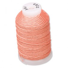 Purely Silk™ 3-Ply .42mm FFF Silk Thread - Tangerine - 84 metre spool