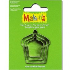 Makins Clay Cutters - Cakes - Set of 3