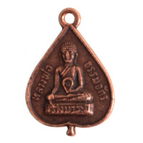 23x16mm Nunn Design Buddha Pendant/Charm - Ant Copper