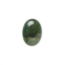 18x13mm African Jade Oval Cabochons