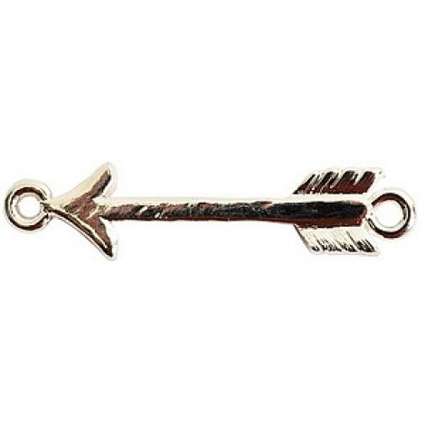 37mm Nunn Design Connector Bar Arrow - Bright Silver - Each