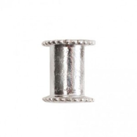 Nunn Design Brt Sterling Plated Medium Channel Bead