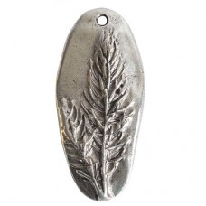 40x18mm Nunn Design Denali Pendant - .999 Silver Plated - Each