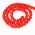 4mm Red Faceted Round Beads - Strand (87-93 beads)