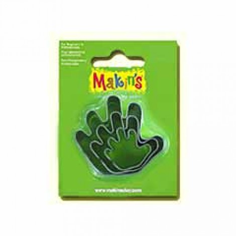Makins Clay Cutters - Hands - Set of 3